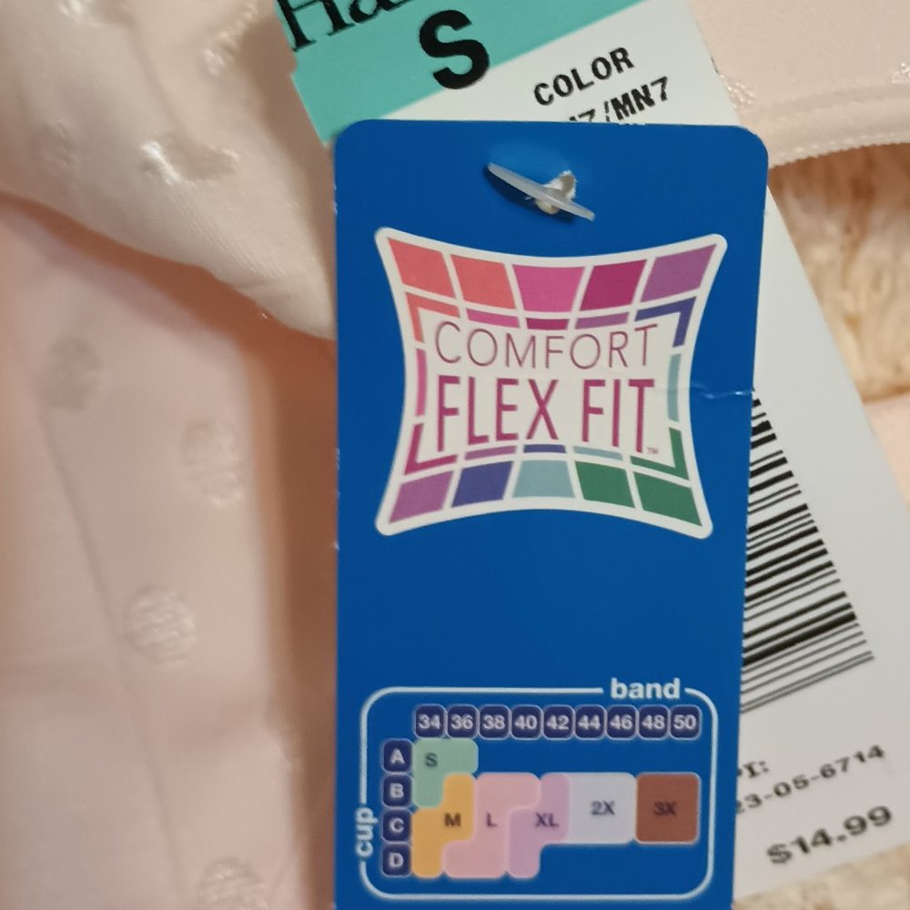 NWT~Hanes' Comfort-Flex Fit Women's Oh So Light Wireless Bra w/ Comfort ⦠- Picture 6 of 6